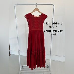 Kids red dress